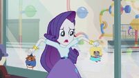 Rarity holding up Emilia Furhart EG2