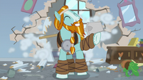 Rockhoof crashes into the classroom S8E21