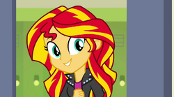 mlp rainbow rocks sunset shimmer singing