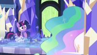 Twilight's eyes widen with shock S7E1