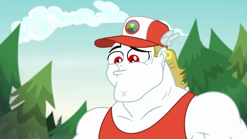 Bulk Biceps gives Timber a blank stare EG4