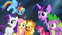 Everypony knows that something scary is coming...except for Pinkie. For her, it's just another day in Ponyville.