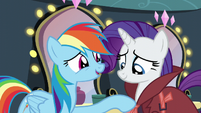 Rainbow thanks Rarity for believing her S5E15