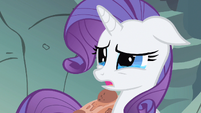 Rarity with tears in her eyes.