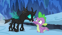 Spike "that would be from the royal Crystalling" S6E16