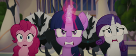 Twilight Sparkle angrily charging her magic MLPTM