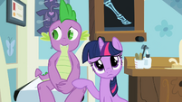 Cute ear drops and now a cute worry face...is there any other adorable trait that Twilight can make?