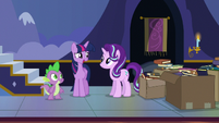 Twilight thanks Starlight and Spike for their help S6E25