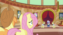 AJ and Fluttershy watch Flim and Flam argue S6E20