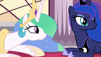 Celestia and Luna hear Starlight Glimmer S7E10