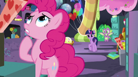 Pinkie Pie thinking about the future S9E26