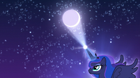 Princess Luna moving the moon S5E4