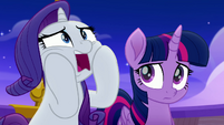 Rarity "we're headed right for it!" MLPRR