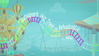 Rollercoaster of Friendship Title Card - Turkish