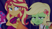 Sunset and Applejack are not with Rainbow EGSB