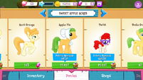 Apple Pie in MLP mobile game