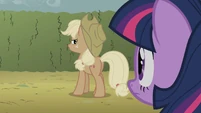 "I was talking to... uh... nopony!"