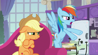 Applejack and Rainbow Dash frustrated S8E9