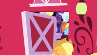 Fluttershy, Twilight, Rainbow Dash and Rarity sigh in relief S1E25