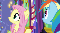 Fluttershy and RD hear winterzilla enter MLPBGE