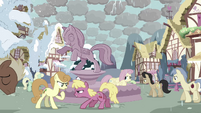 All the ponies are sad and angry without Pinkie Pie.