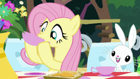 Fluttershy sipping some tea S8E18