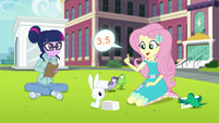 Fluttershy solving equations with her animal friends EGDS6