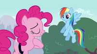 Pinkie Pie "should've been a big enough pony to admit that" S4E12