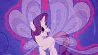 Rarity looking at her wings S4E16