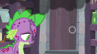 Spike sitting alone in a school closet S8E11