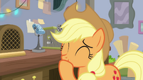 Applejack laughing with embarrassment BGES3