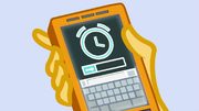 Clock on Sunset Shimmer's phone EGDS2