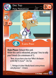 Doc Top, Pony Pediatrician card MLP CCG