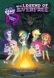 Equestria Girls Legend of Everfree portada del libro