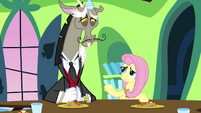 Fluttershy stands up for Discord S03E10
