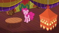 Pinkie Pie pleased with the redecorating S6E12