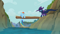 Rainbow Dash saved by Mare Do Well S2E8