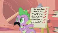 Spike Pointing At Chart S1E6