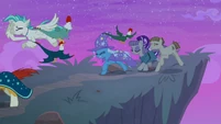Starlight's friends flee with closed eyes S9E11.png (989 KB) Starlight's friends flee with closed eyes S9E11