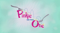 Tarjeta de nombre de corto animado de Pinkie on the One EG2