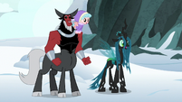 Cozy, Tirek, and Chrysalis reach the peak S9E8