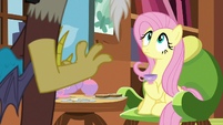 Discord being insistent toward Fluttershy S7E12