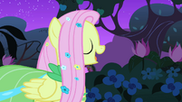 Fluttershy calling out to the bird S1E26