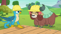 Gallus and Yona working together S8E9