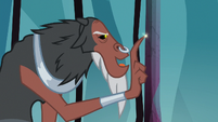 Lord Tirek scratches at his prison bars S8E25