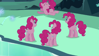Pinkie Pie clone up in the air S3E03