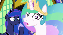 Princess Celestia "evil spell?" S9E13