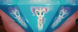 Rarity's refracted reflection in the diamond MLPTM