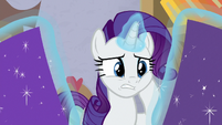 Rarity can't decide between shades of purple S9E19
