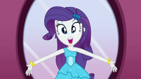 Rarity pleased with Applejack's now look SS1